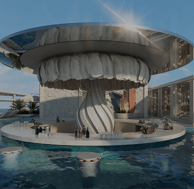 Floating Sun Loungers