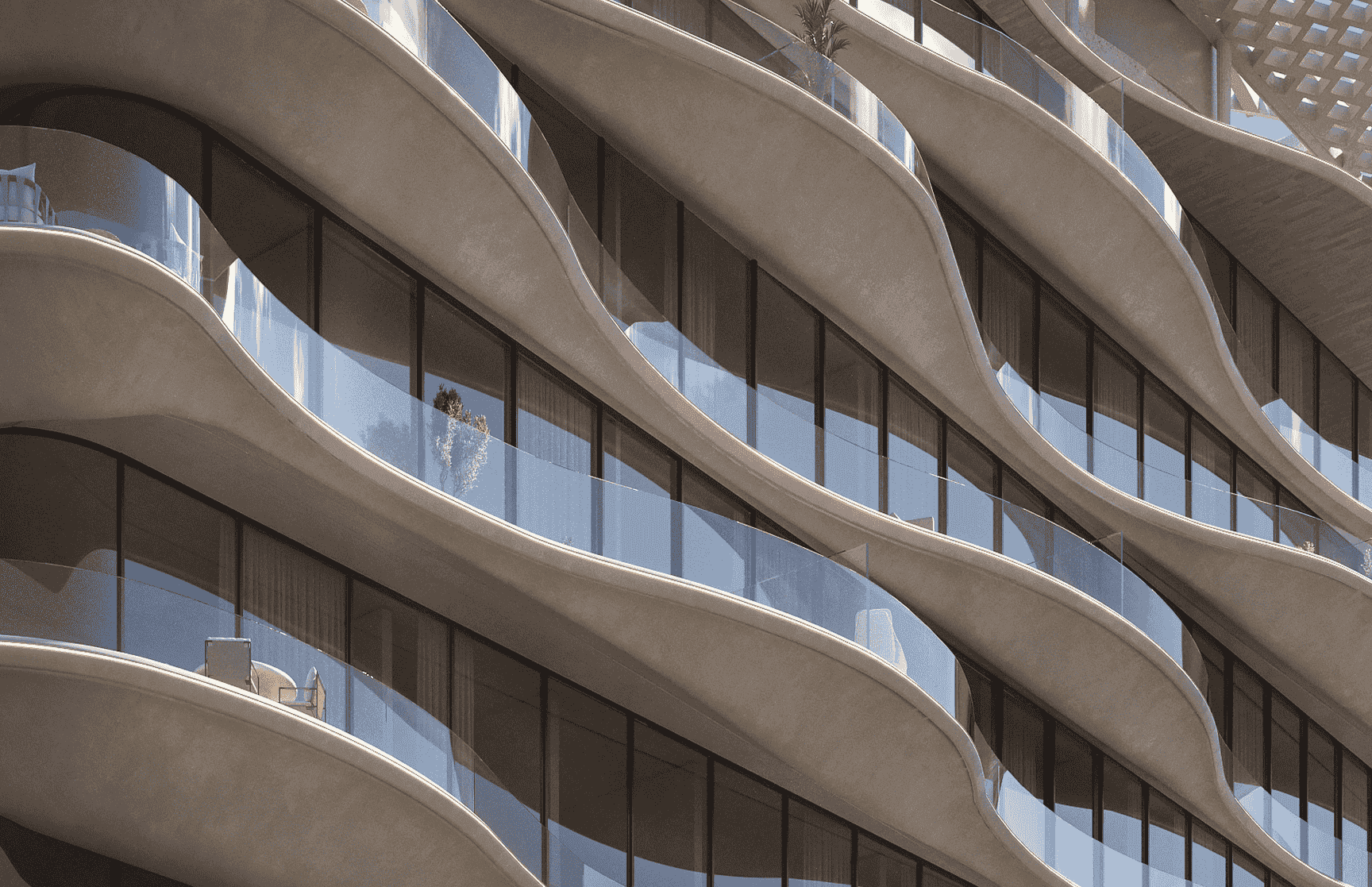 agua residences exterior view